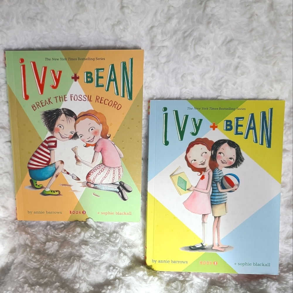 Ivy + Bean Chapter Book 1 and Book 3 for Young Readers By Annie Barrows